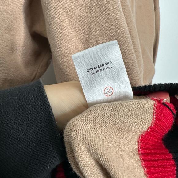 ALEXIA ADMOR Frances Cardigan Camel v neck viscose oversized women's XS - Picture 8 of 8